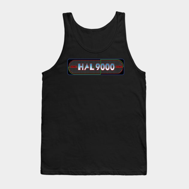 HAL9000 - TRON Video Game Marquee Tank Top by RetroZest